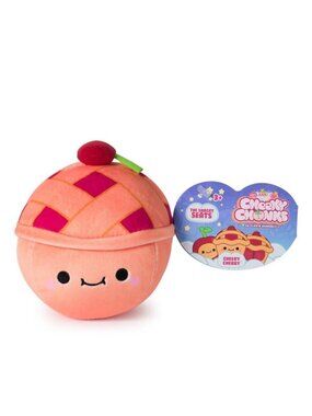 Cheeky Chonks 4.5" Cheeky Cherry Reversible Plush NEW